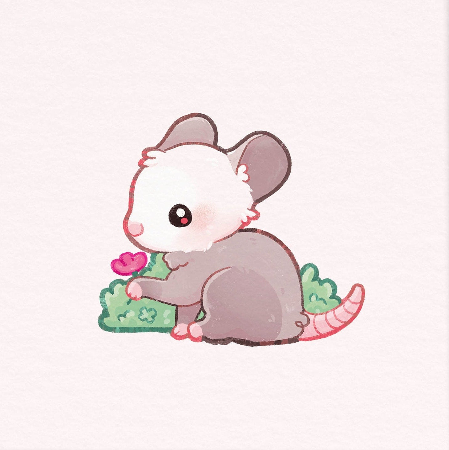 miamouz-opossum-15x15-artprint-pastell-14-8-cm-kinderzimmer image 6