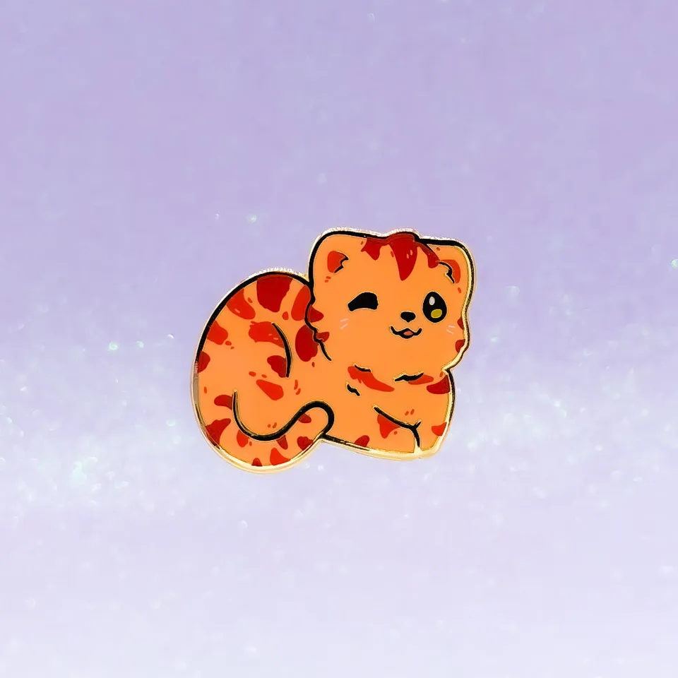 miamouz-enamel-pins-rote-katze-emaille-pin-europ-isch-kurzhaar image 1