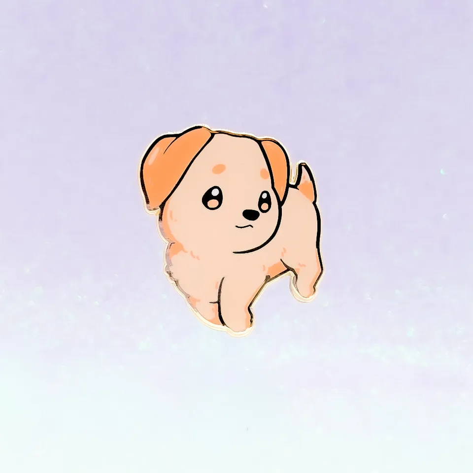 miamouz-labrador-retriever-emaille-pin-sand-33-mm image 1