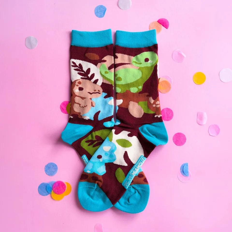 miamouz-delightful-dinosaurs-socken-baumwolle-eu-35-39 image 1