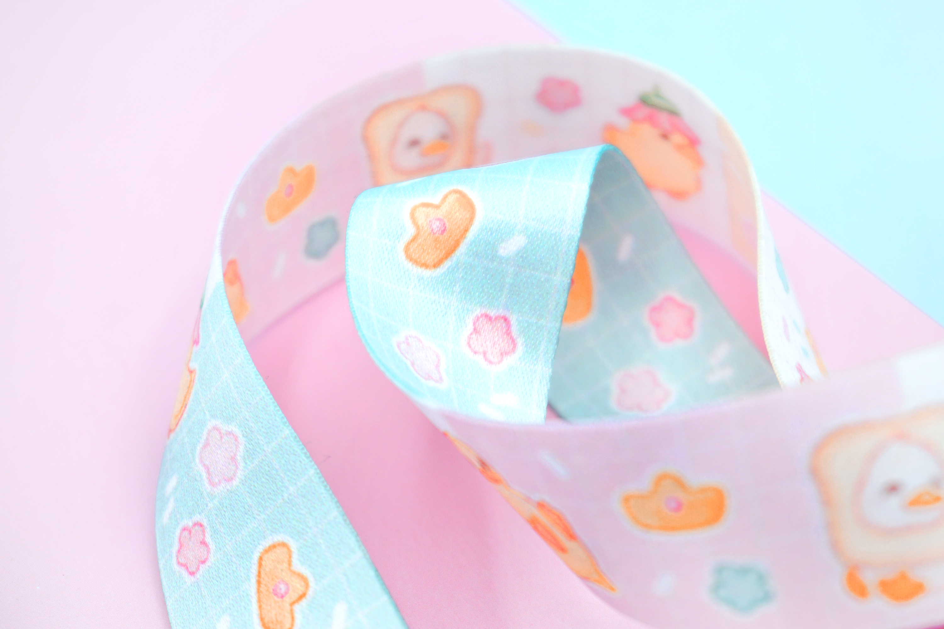 miamouz-duck-parade-lanyard-enten-schl-sselband-90cm-pastell image 2