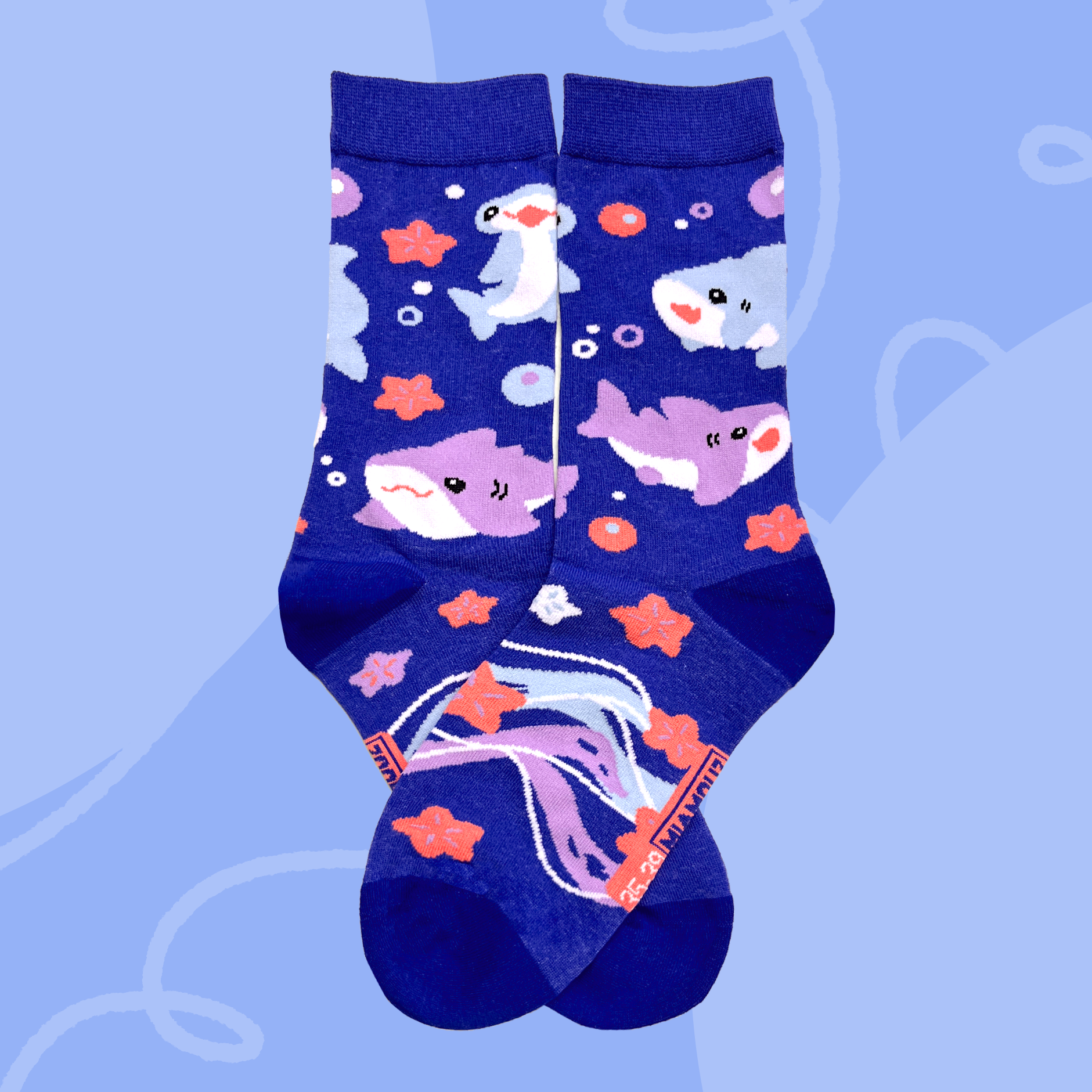 miamouz-shark-socks-hai-socken-eu-35-39-pastell-baumwolle image 1