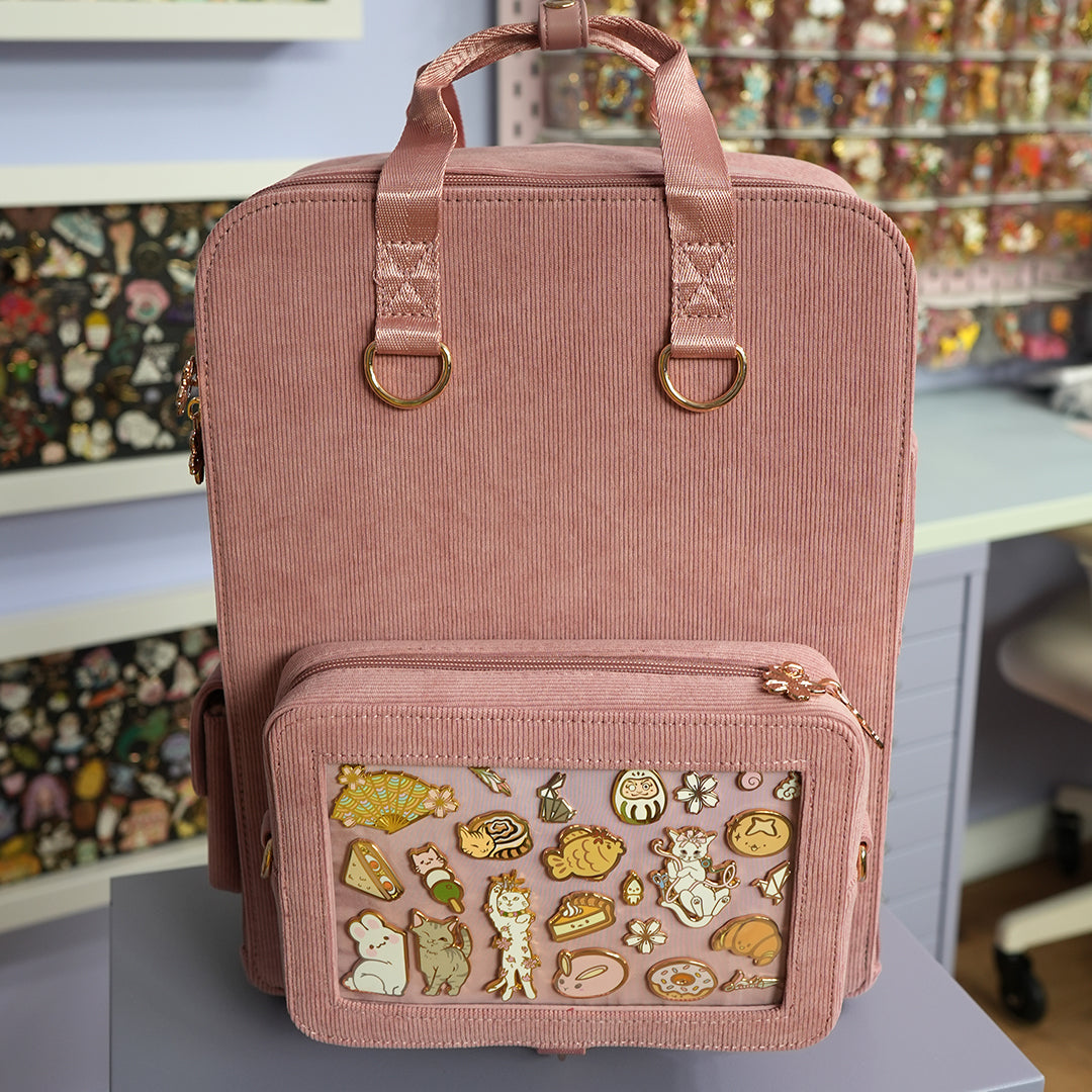 katzenjammerpins-old-rose-ita-bag-rucksack-gold-31-cm image 4