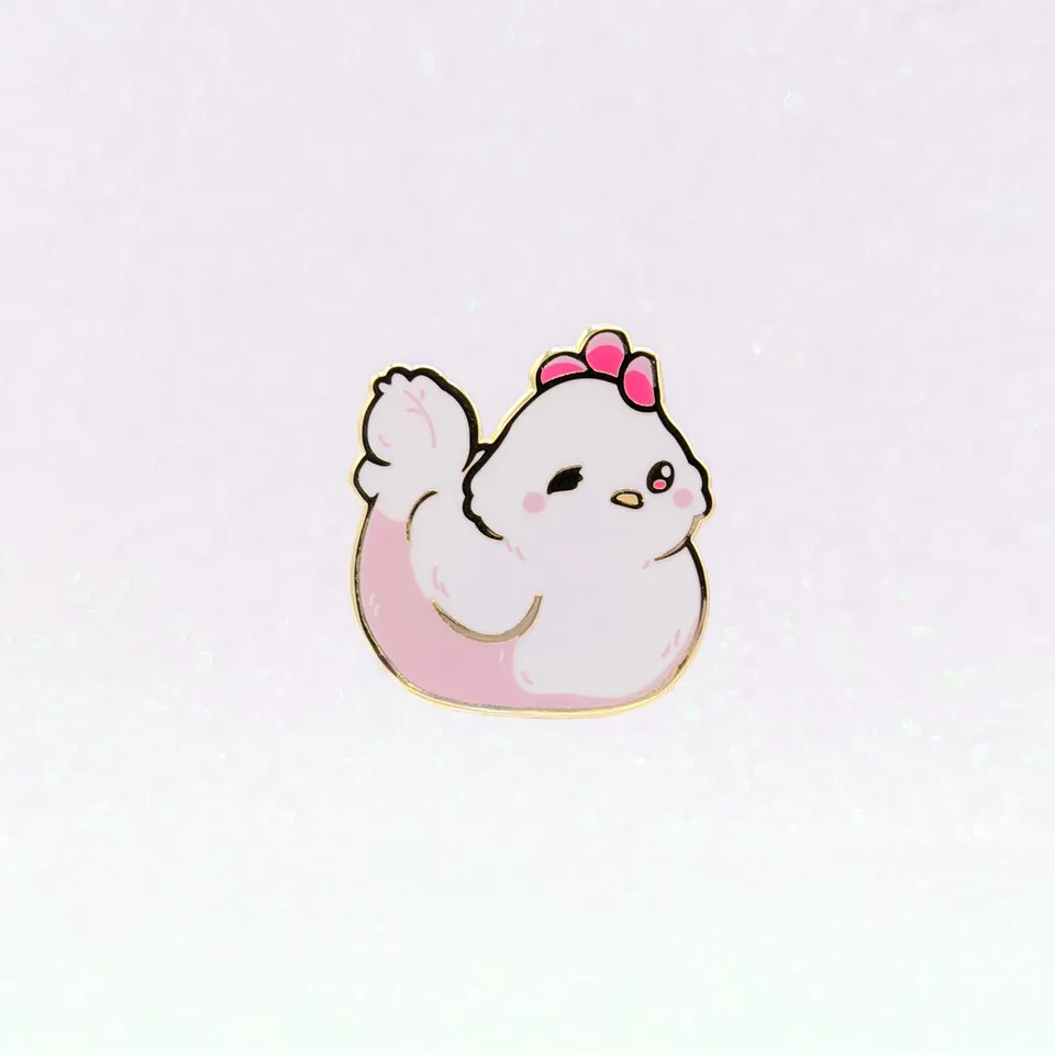miamouz-enamel-pins-white-chicken-emaille-pin-huhn-29mm image 1