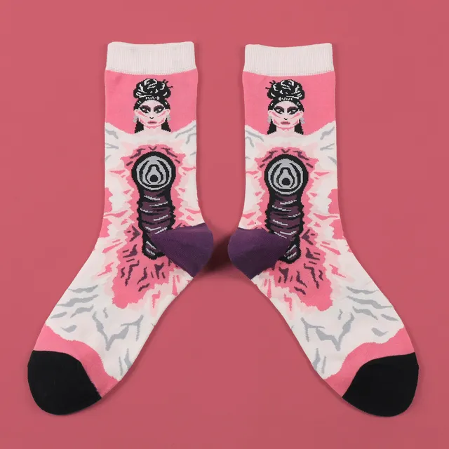 kabujiro-pandora-nox-socken-gr-37-43-drag-queen-baumwolle image 1