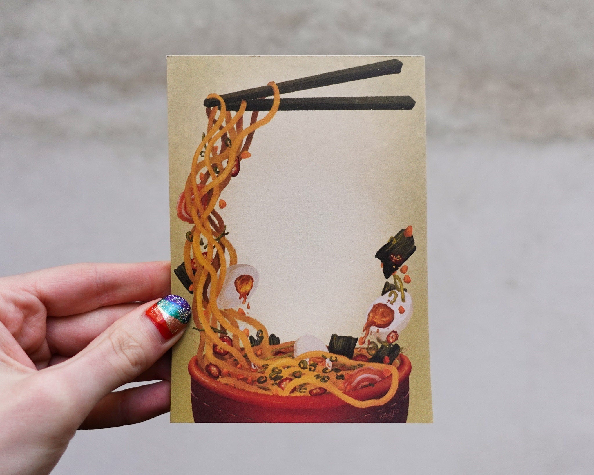 kabujiro-ramen-bowl-a6-notizblock-50-blatt-japan image 2