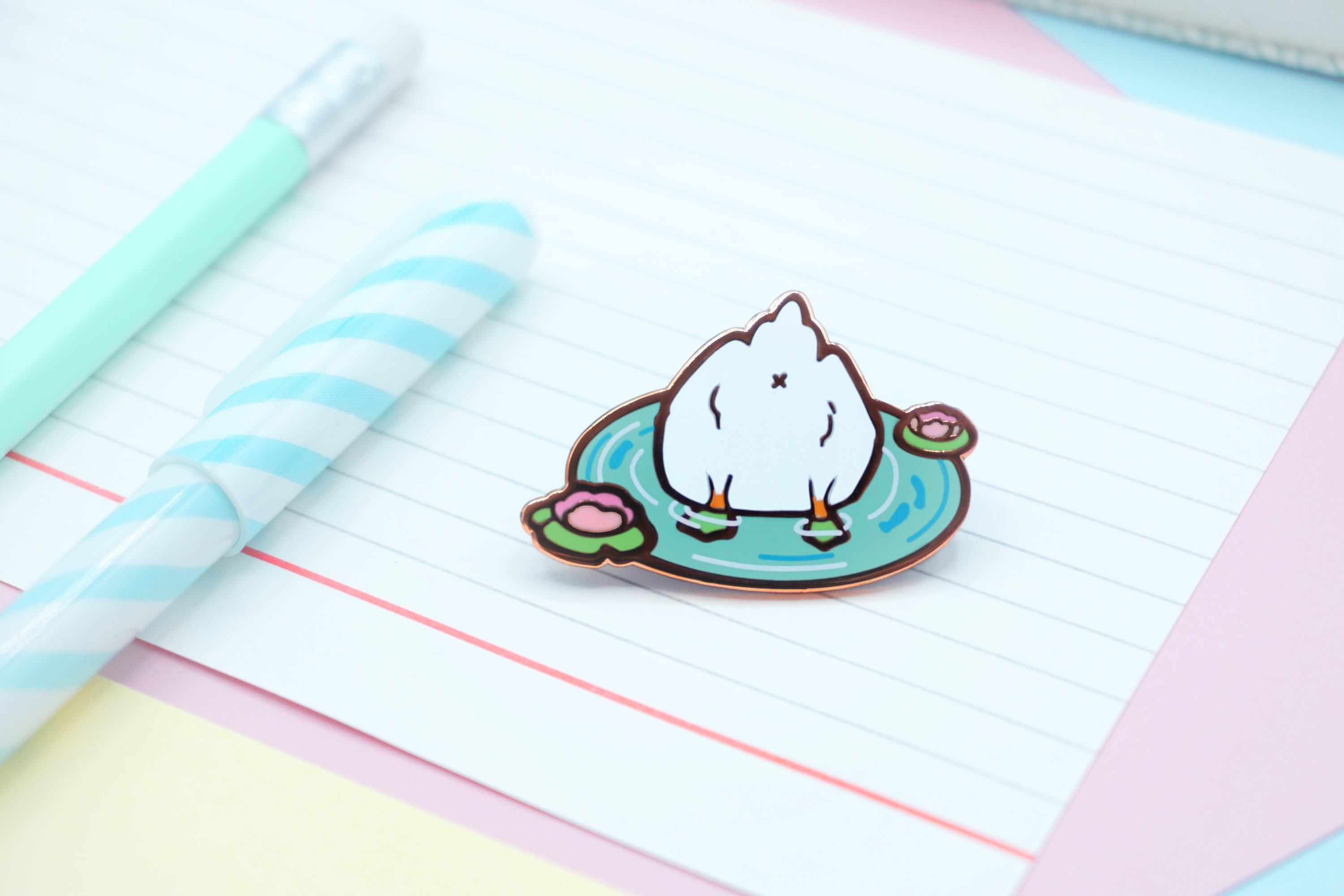 miamouz-enamel-pins-duck-butt-emaille-pin-ente-37mm image 2