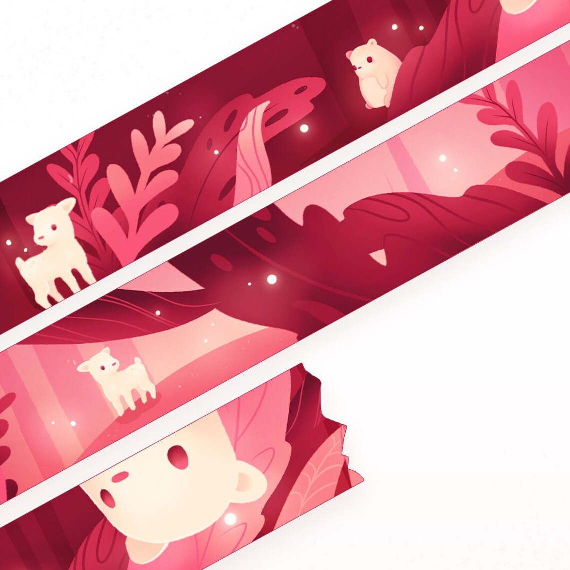 miamouz-bear-magic-forest-washi-tape-15mm-x-10m image 1