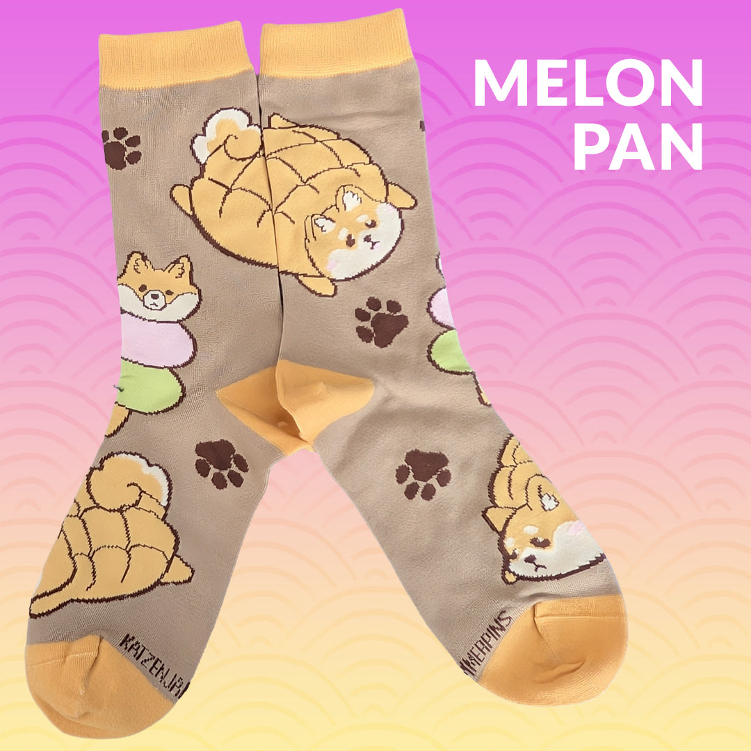 katzenjammerpins-melon-pan-art-socks-gr-38-47-baumwolle image 1