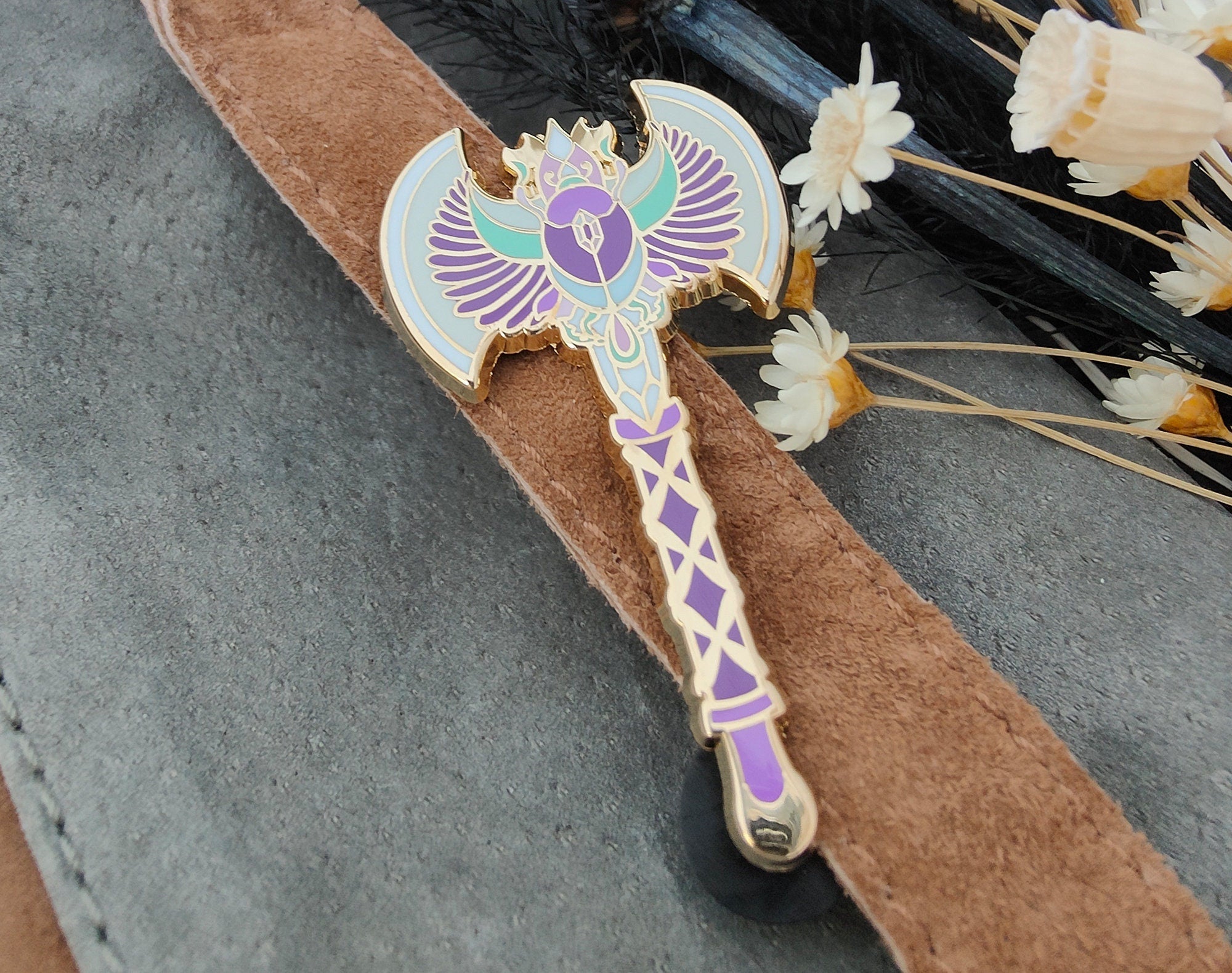 katzenjammerpins-warrior-s-axe-emaille-pin-set-2-pins image 3