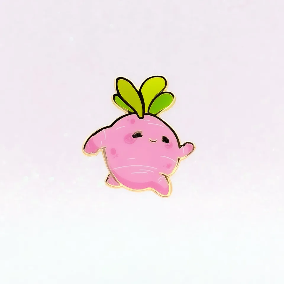 miamouz-joyous-beet-emaille-pin-rote-bete-32x42mm image 1
