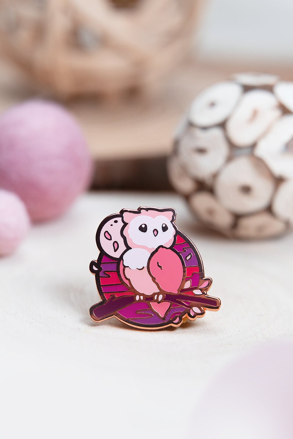 miamouz-magical-sunset-owl-emaille-pin-eule-normal image 2