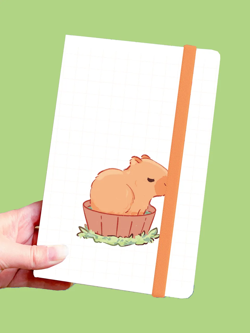 miamouz-notebooks-capybara-notes-notizbuch-a5-blanko image 1