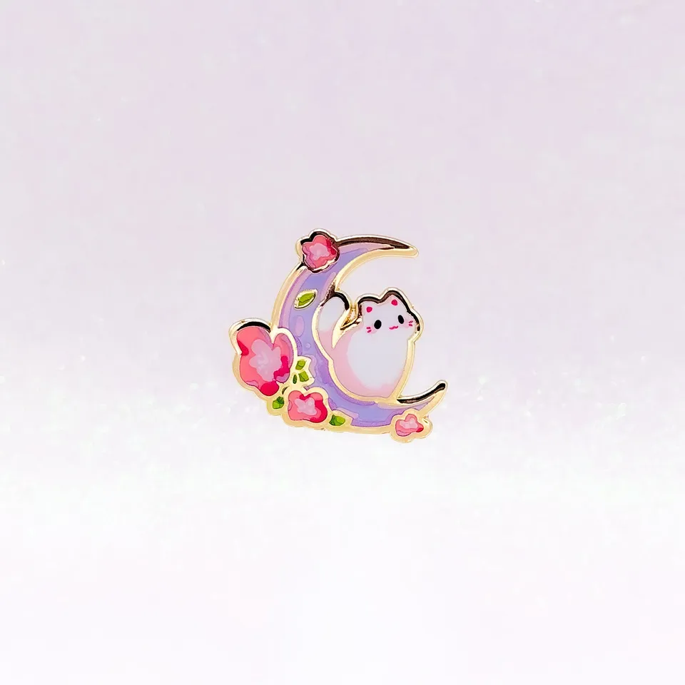 miamouz-sakura-moon-kitty-email-pin-katze-mond-28mm image 1