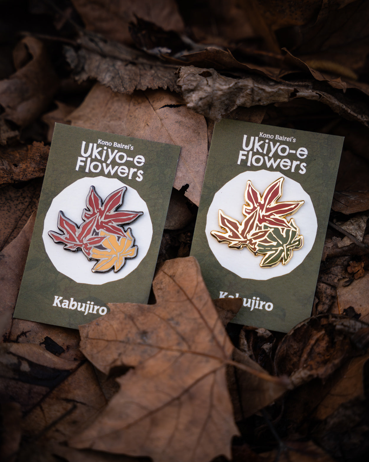 kabujiro-ukiyo-e-flower-enamel-pin-set-10er-blumen image 5