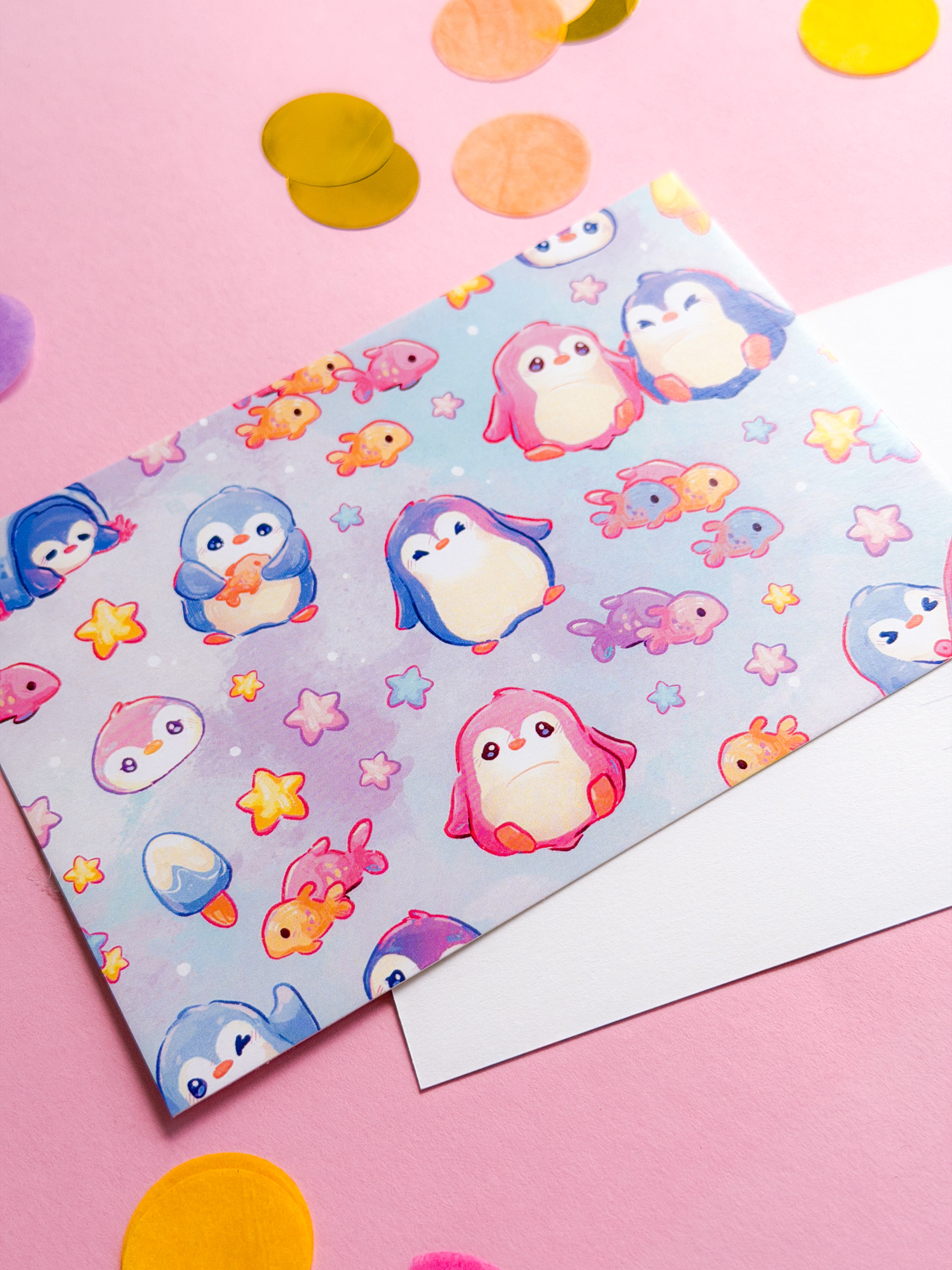 miamouz-penguins-a6-postkarte-pinguin-print-10-5x14-8cm image 3
