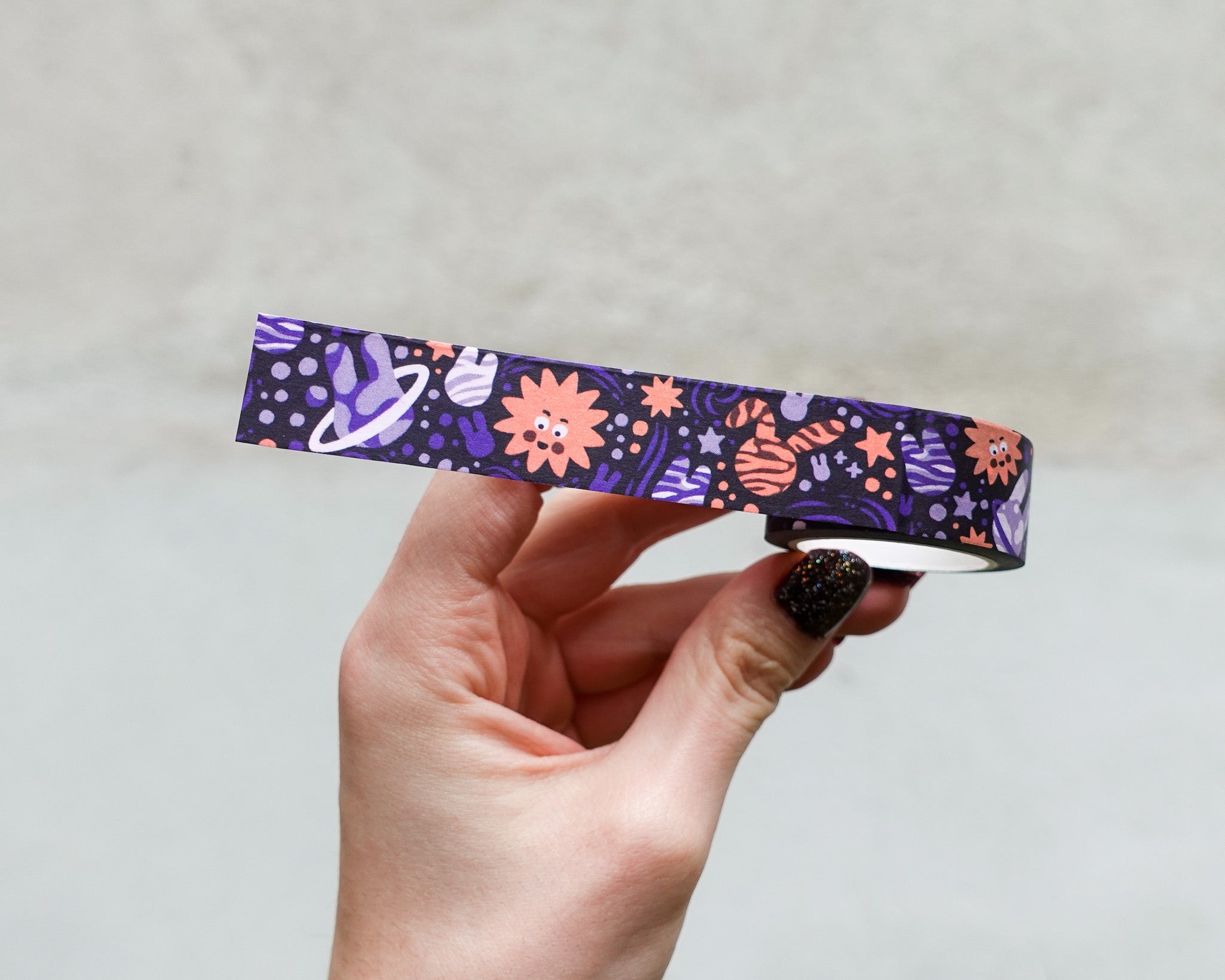 kabujiro-galaxy-bunnies-washi-tape-20mm-10m-hase image 2