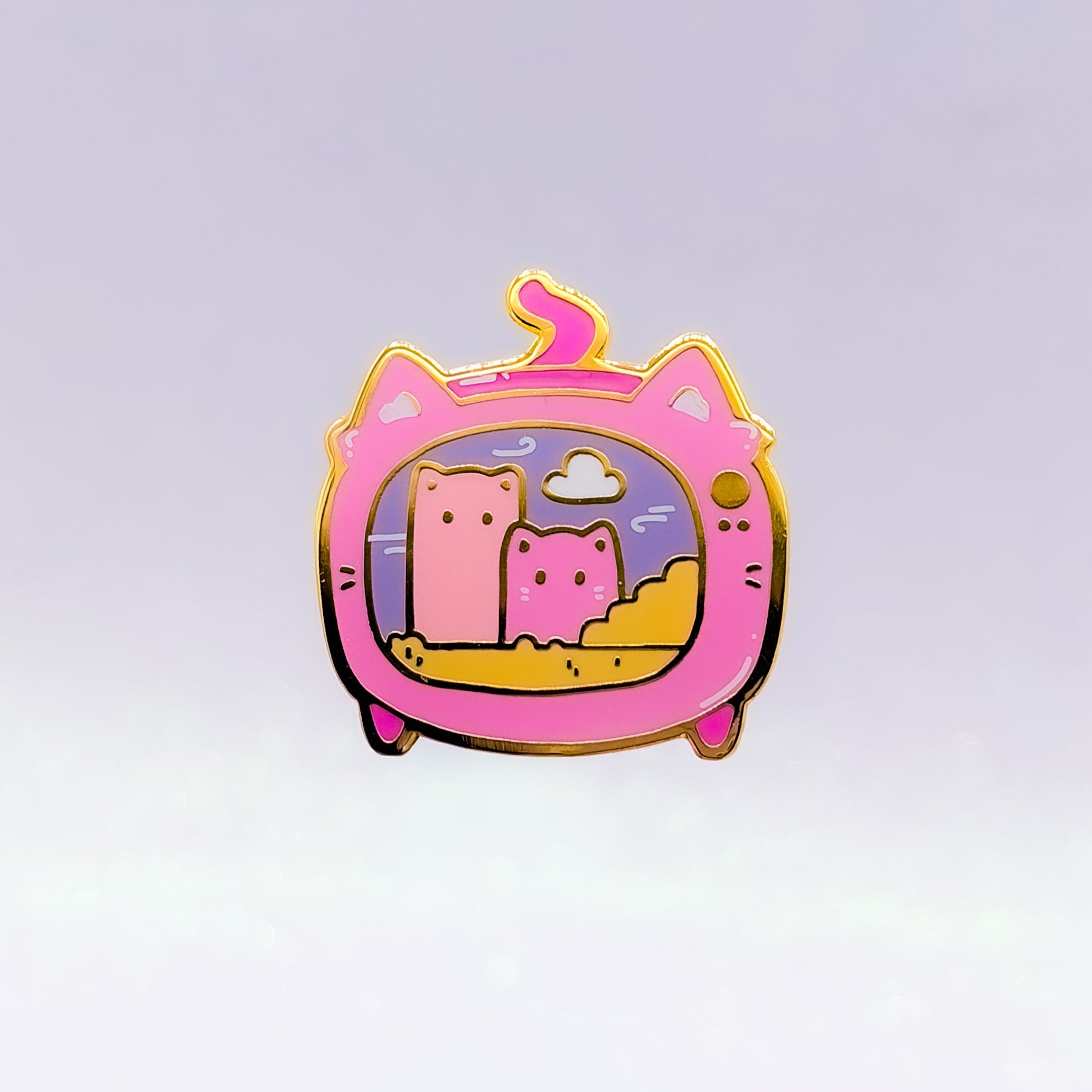 miamouz-enamel-pins-gaming-cats-emaille-pin-gold-pastell image 1