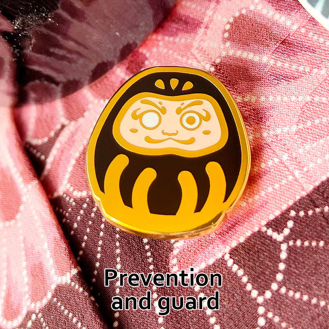 katzenjammerpins-daruma-lucky-charms-pin-rot image 3