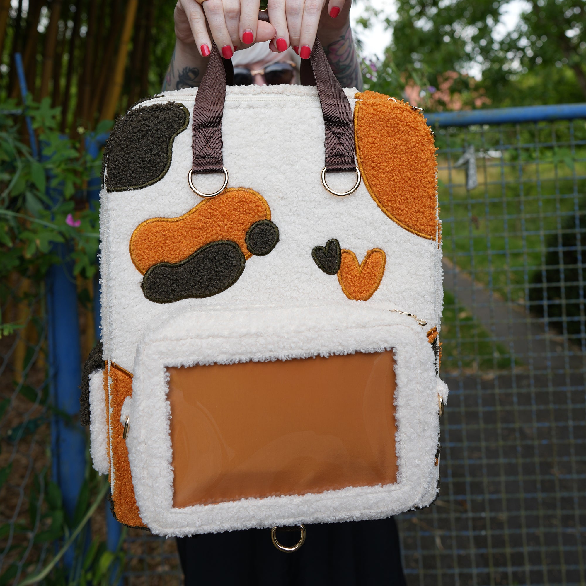 katzenjammerpins-ita-bag-rucksack-calico-front-pocket-wei image 2