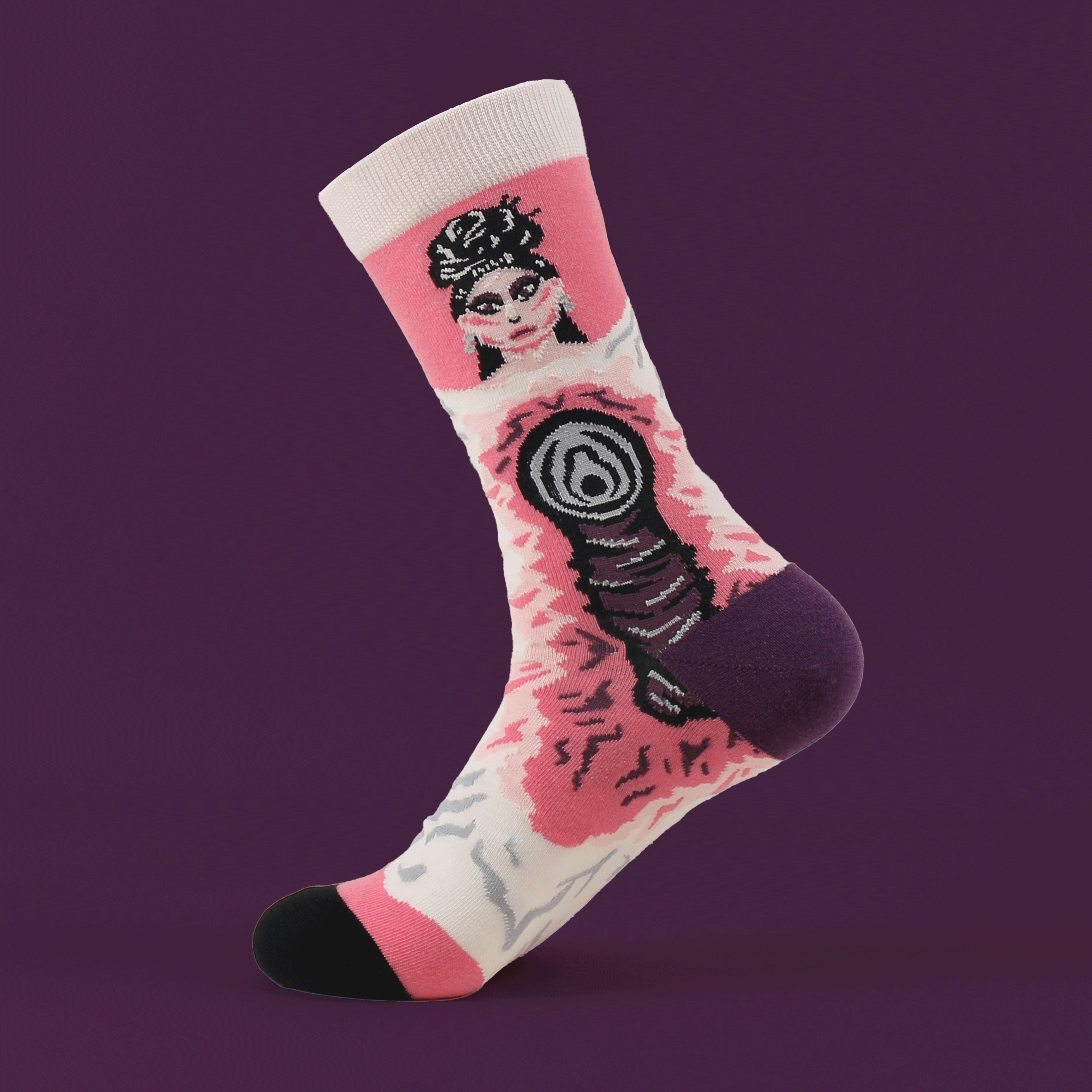 kabujiro-pandora-nox-socken-gr-37-43-drag-queen-baumwolle image 2