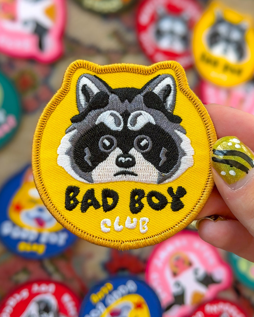 kabujiro-bad-boy-club-patch-waschb-r-7-5-cm image 1