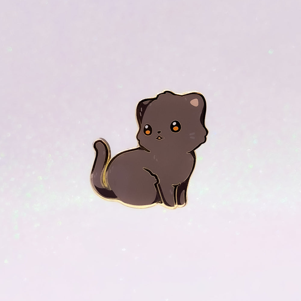 miamouz-europ-isch-kurzhaar-email-pin-dunkelgrau-katze image 1