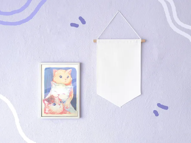 miamouz-pin-banner-wei-baumwolle-klein-12x10cm-handmade image 1