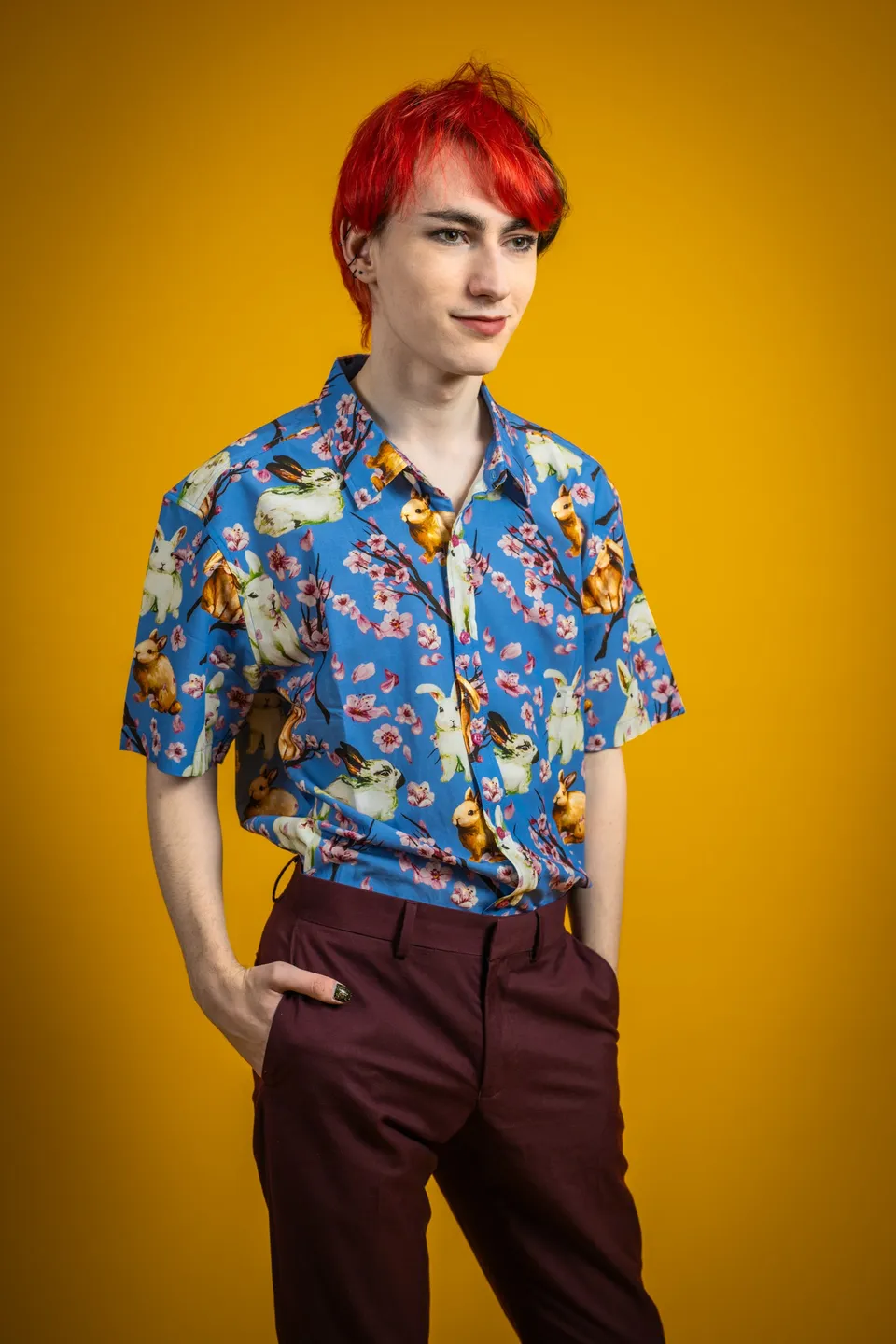 kabujiro-sakura-bunnies-button-up-hemd-blau-gr-e-m image 1
