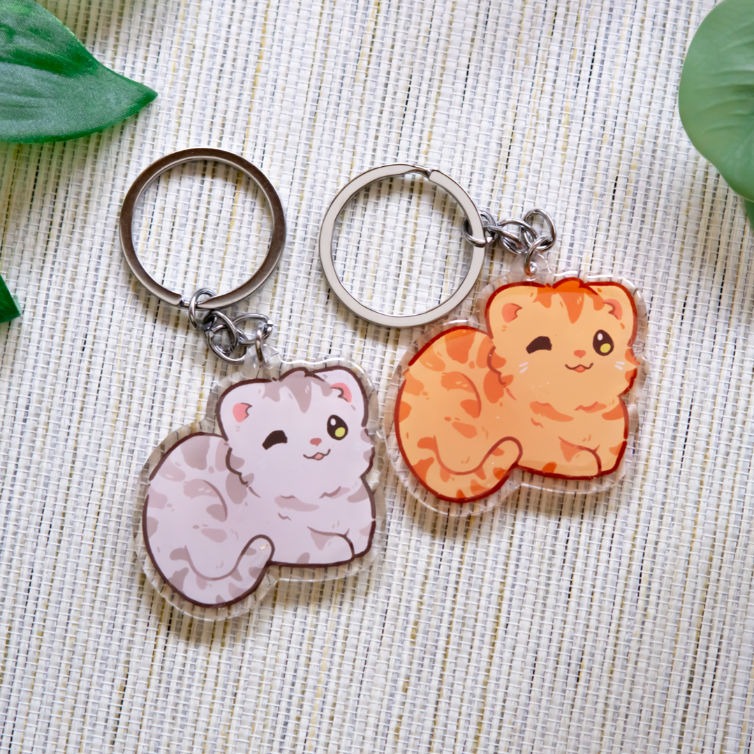 miamouz-keychains-red-tabby-katze-schl-sselanh-nger-acryl-5cm image 1