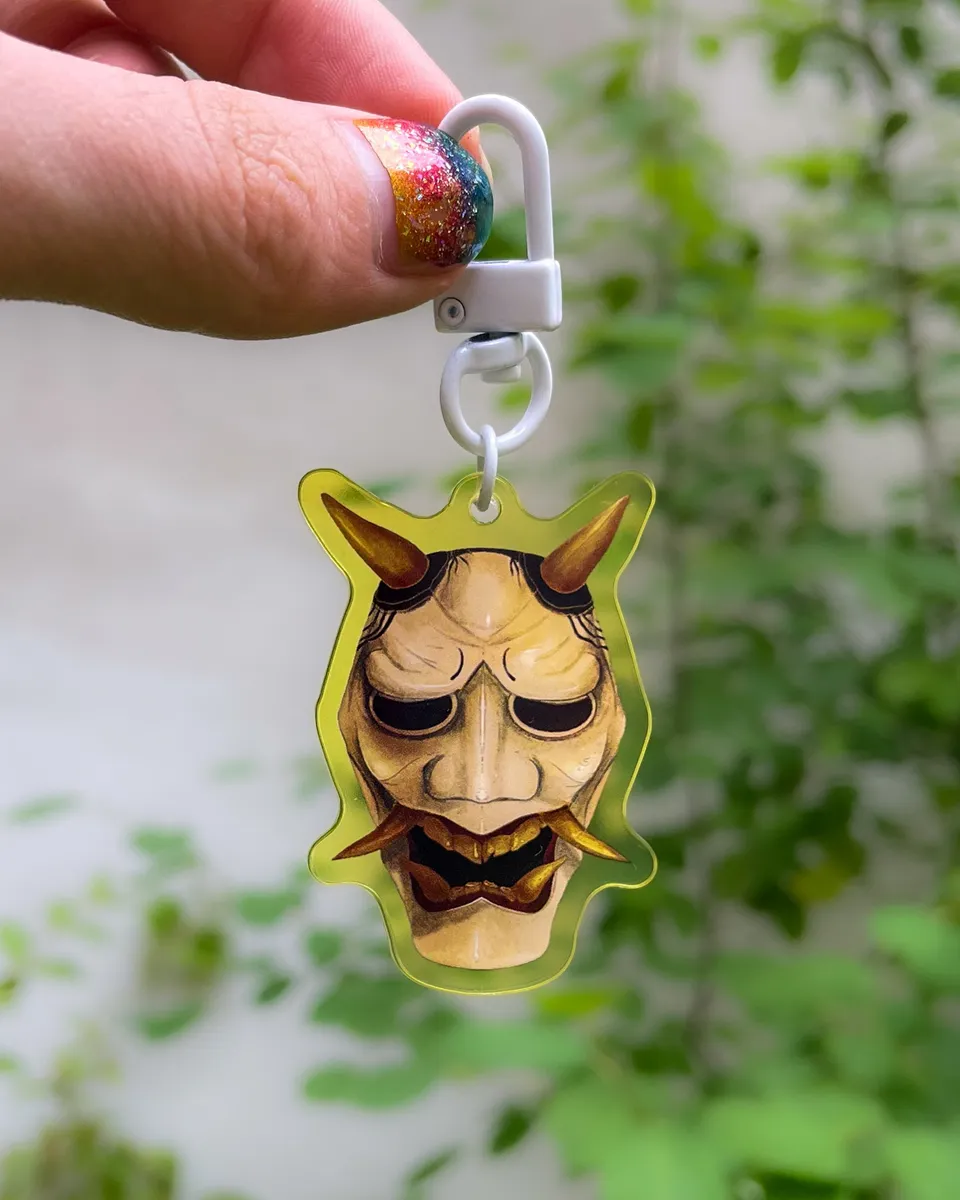 kabujiro-charms-oni-mask-anh-nger-5cm-wei-acryl image 1