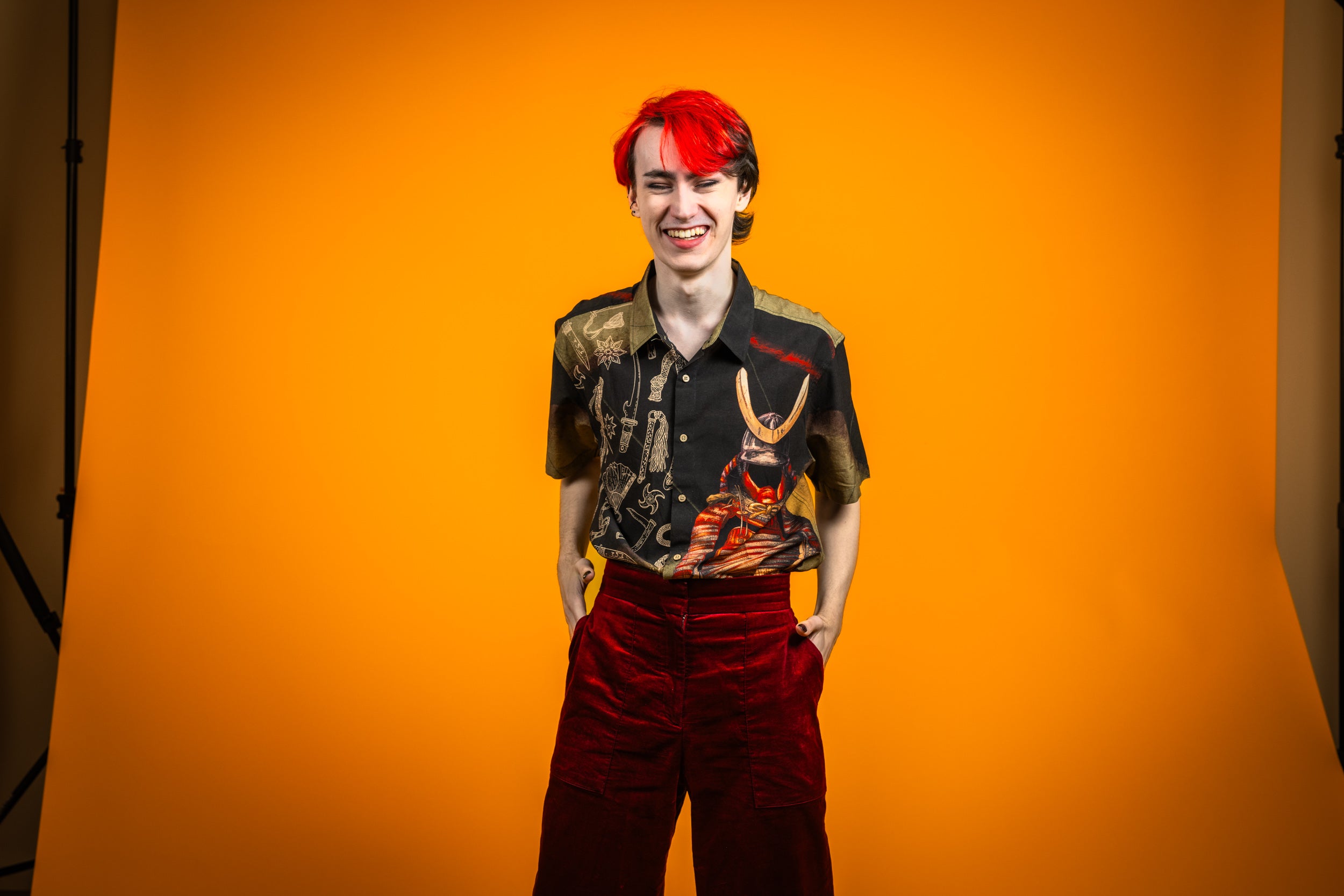 kabujiro-clothing-samurai-tiger-button-up-hemd-unisex image 6