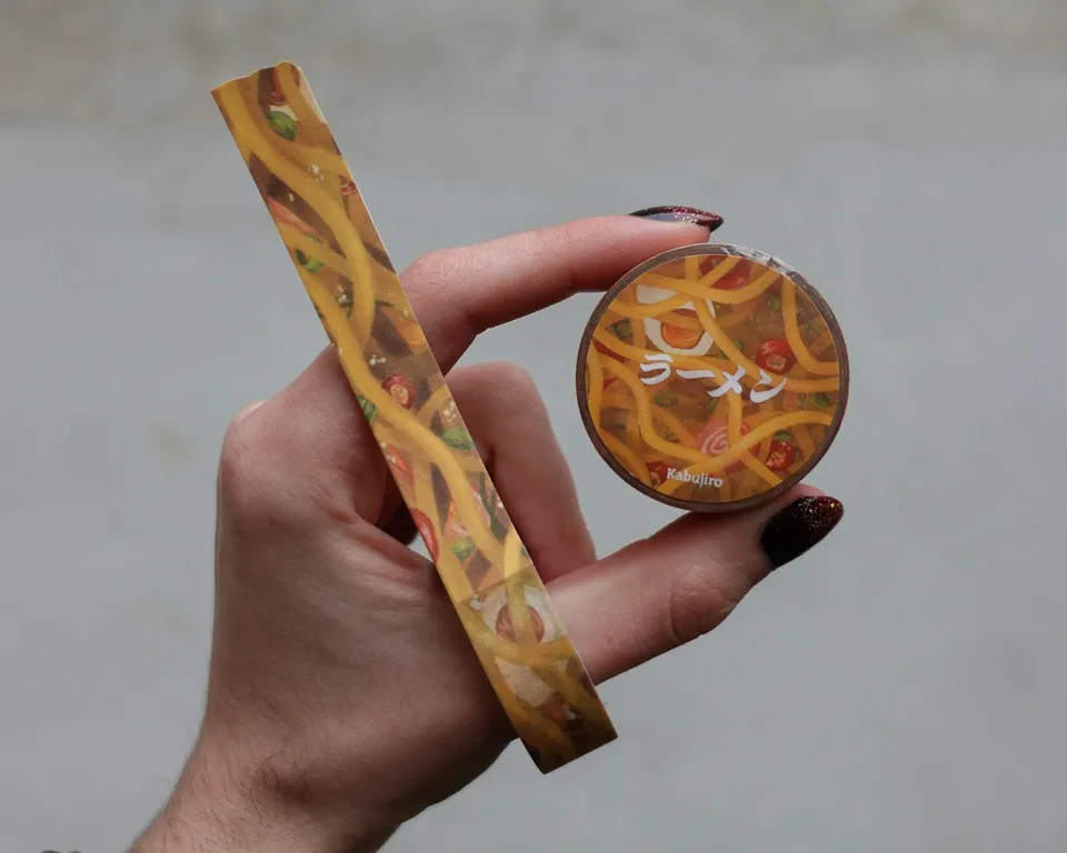 kabujiro-washi-tapes-tasty-ramen-klebeband-15mm-10m image 1