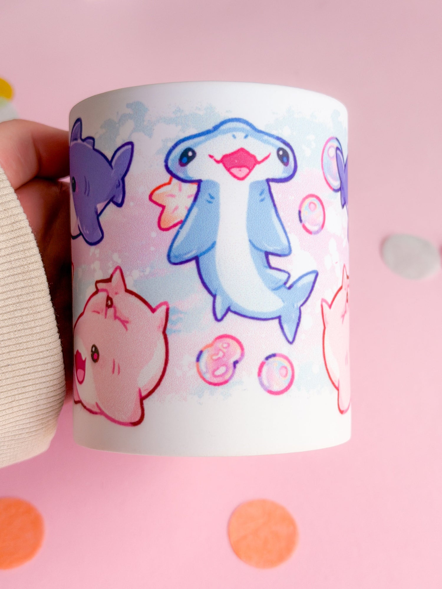 miamouz-sharks-tasse-hai-330-ml-lila-pink-matt-normal image 2