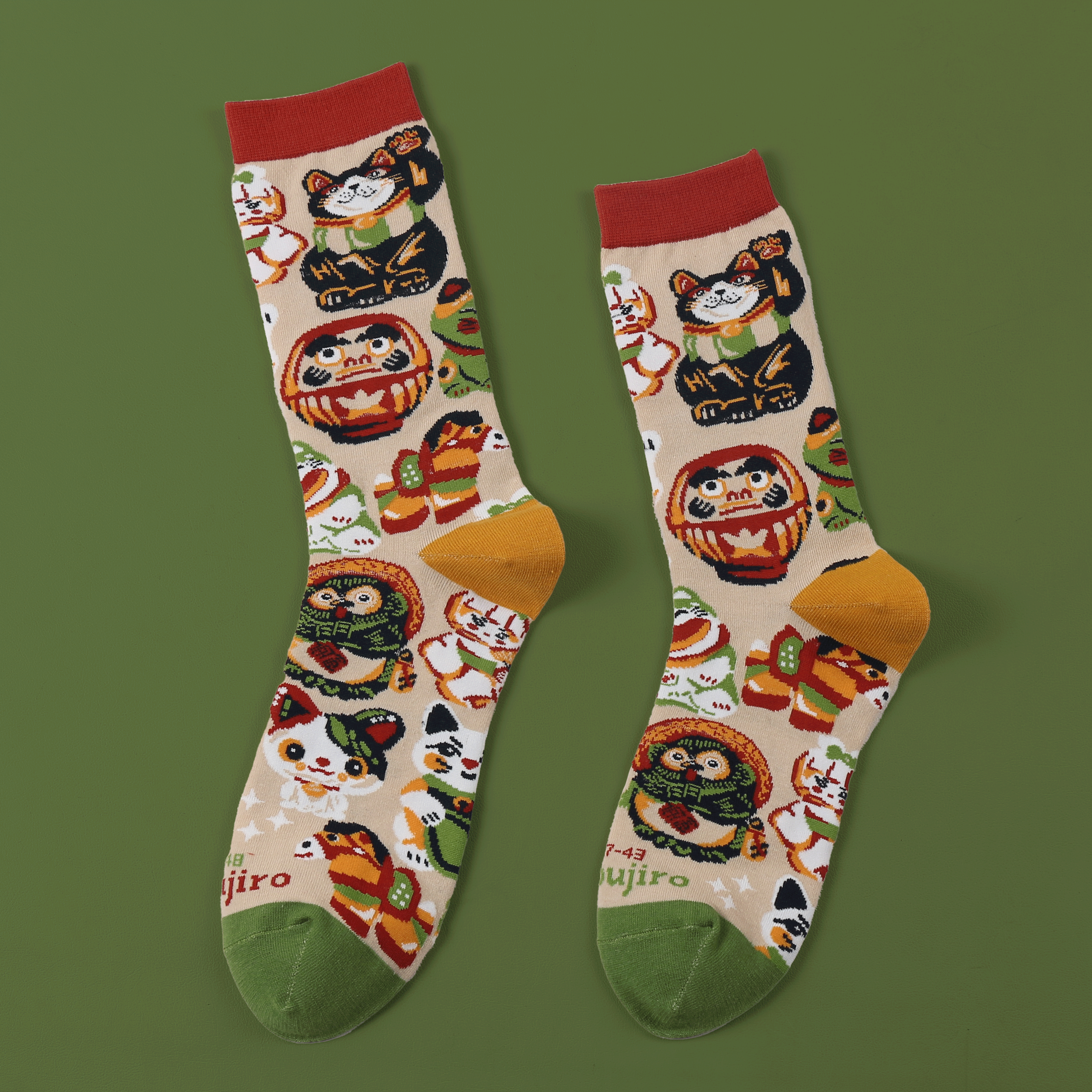 kabujiro-socks-lucky-dolls-baumwollsocken-eu-37-43 image 2