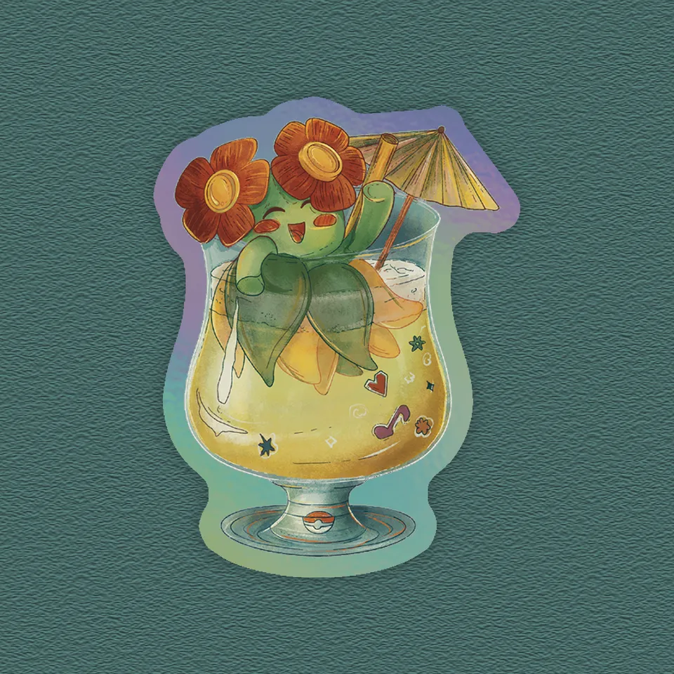 kabujiro-pok-snack-drink-holo-sticker-39x51mm image 1