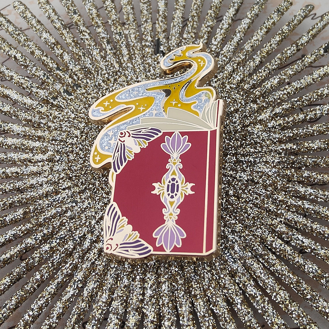 katzenjammerpins-hard-enamel-pins-cleric-s-book-enamel-pin-midnight-gold image 8
