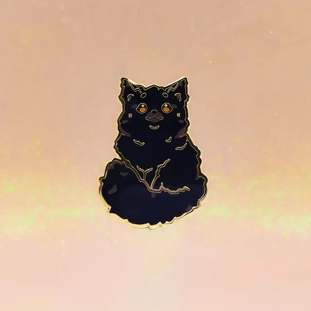miamouz-maine-coon-cat-emaille-pin-schwarz-33mm image 1