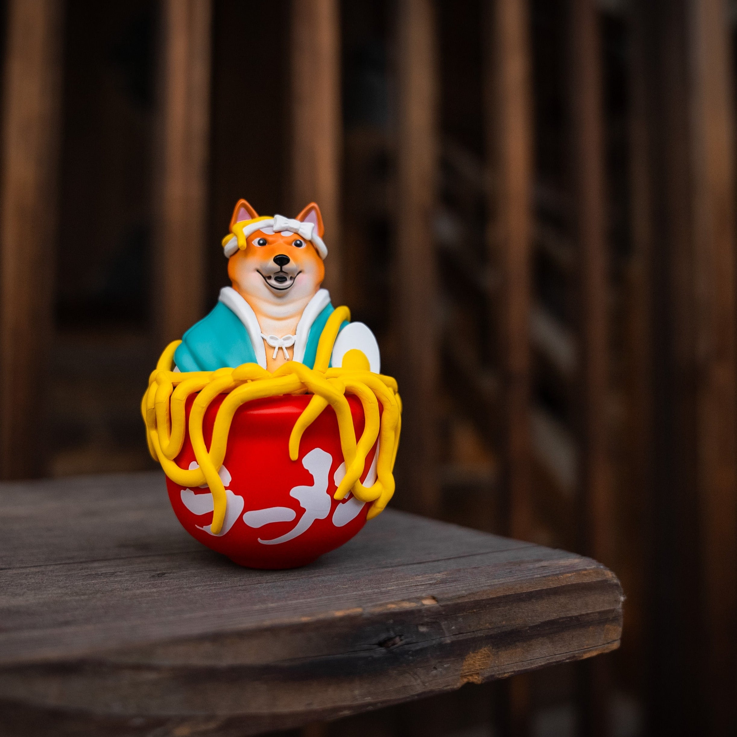 kabujiro-shiba-san-ramen-chef-art-toy-figur-12cm image 1